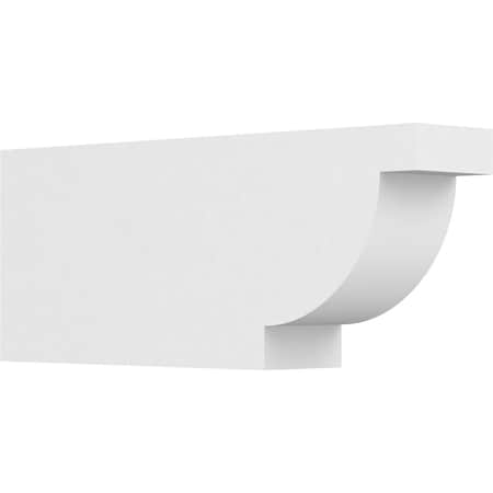 Ekena Millwork Standard Alpine Architectural Grade PVC Rafter Tail, 4"W X 8"H X 20"L RFTP04X08X20ALP
